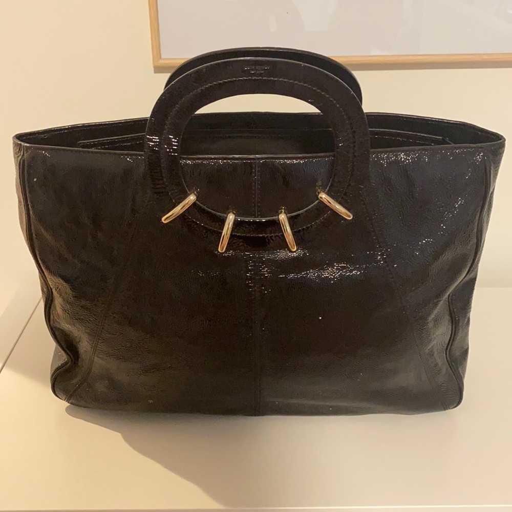 Kate spade black top handle bag